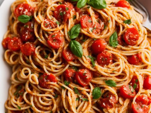 Spaghetti with Fresh Tomato Sauce