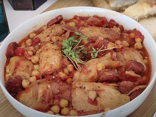 Spanish Beans with Chicken & Chorizo