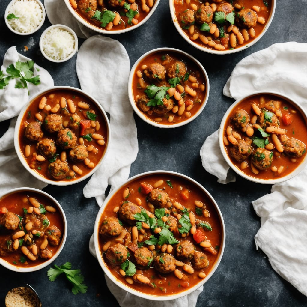 Spanish Meatball & Butter Bean Stew