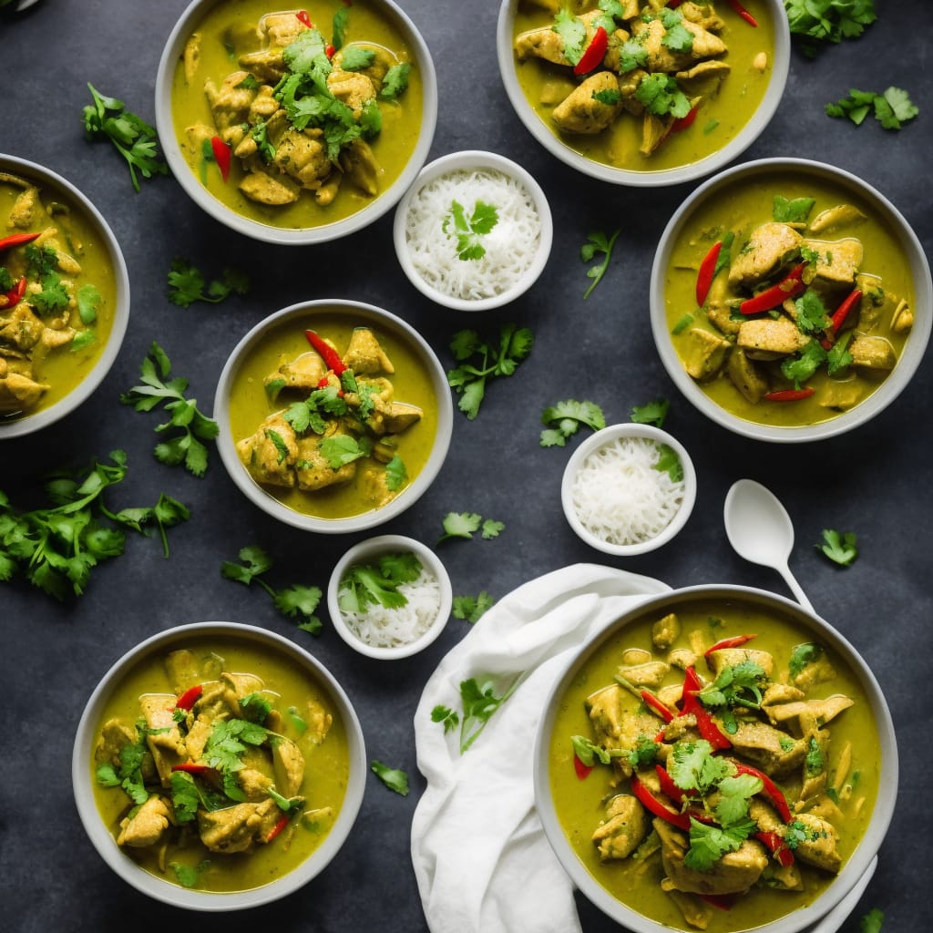 Speedy Green Chicken Curry