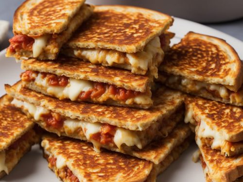 Speedy Microwave Pizza Toastie