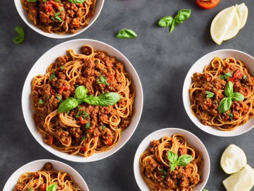 Speedy Pasta Bolognese