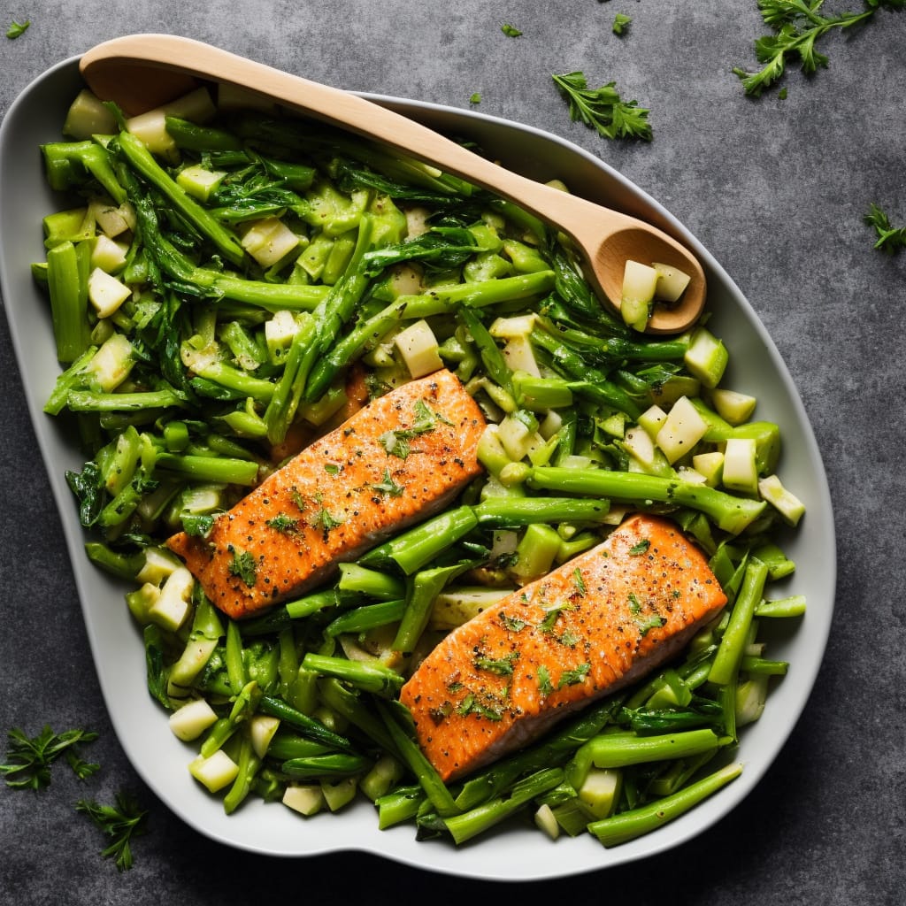 Speedy Salmon and Leek One-Pot