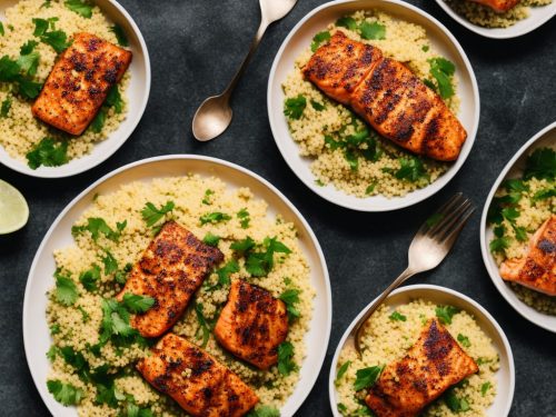 Spice & Honey Salmon with Couscous