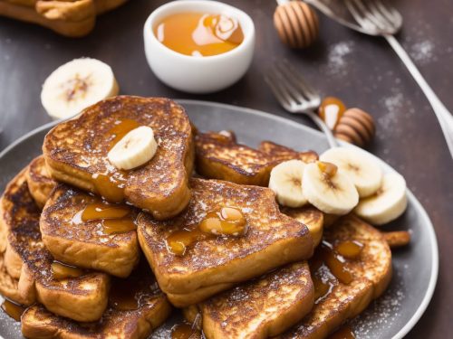 Spiced Banana Honey French Toast