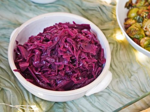 Spiced Braised Red Cabbage