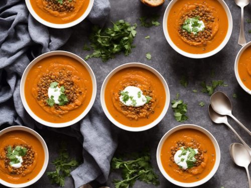 Spiced Carrot & Lentil Soup