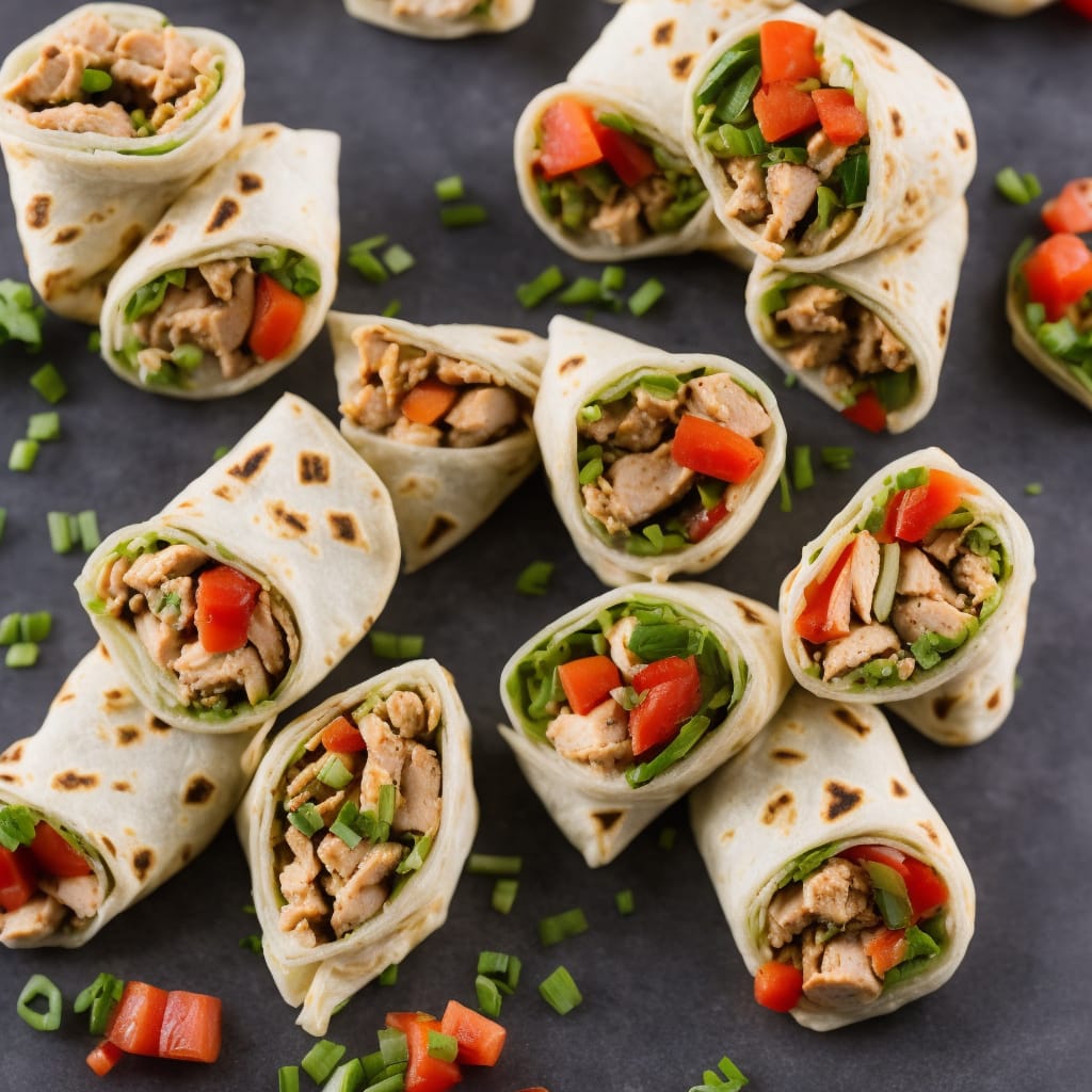 Spiced Chicken Egg Wraps