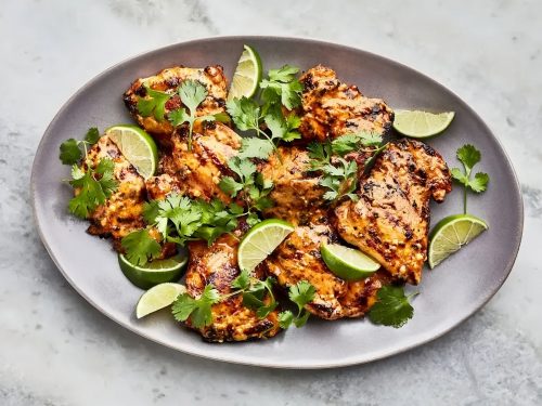 Spiced Coconut Chicken with Coriander & Lime