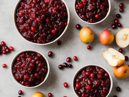 Spiced Cranberry & Pear Relish