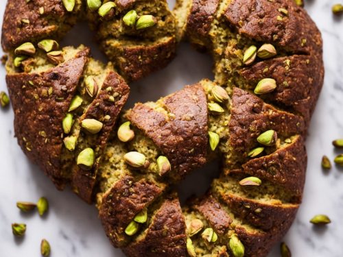 Spiced Fruit & Pistachio Bread Wreath