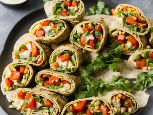 Spiced Indian Potato Wraps