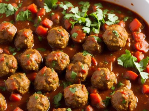 Spiced lamb meatball stew