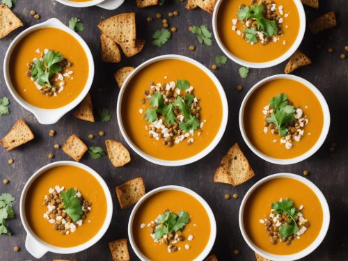 Spiced Lentil & Butternut Squash Soup