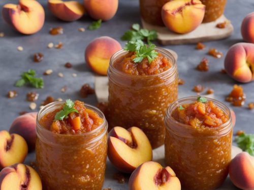 Spiced Peach & Pepper Chutney