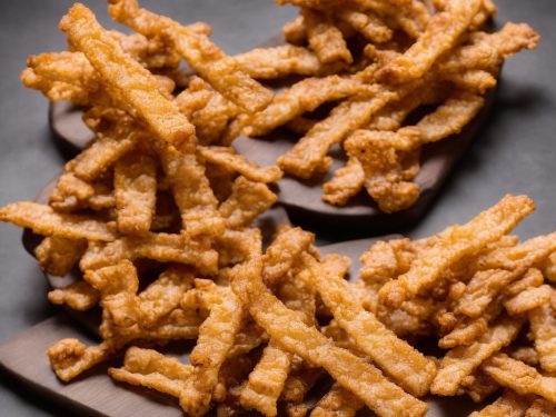 Spiced Pork Crackling Straws