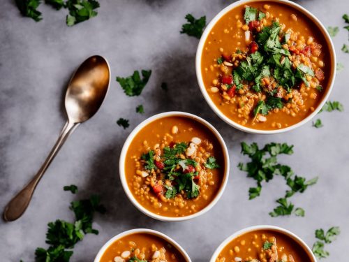 Spiced Red Lentil Soup