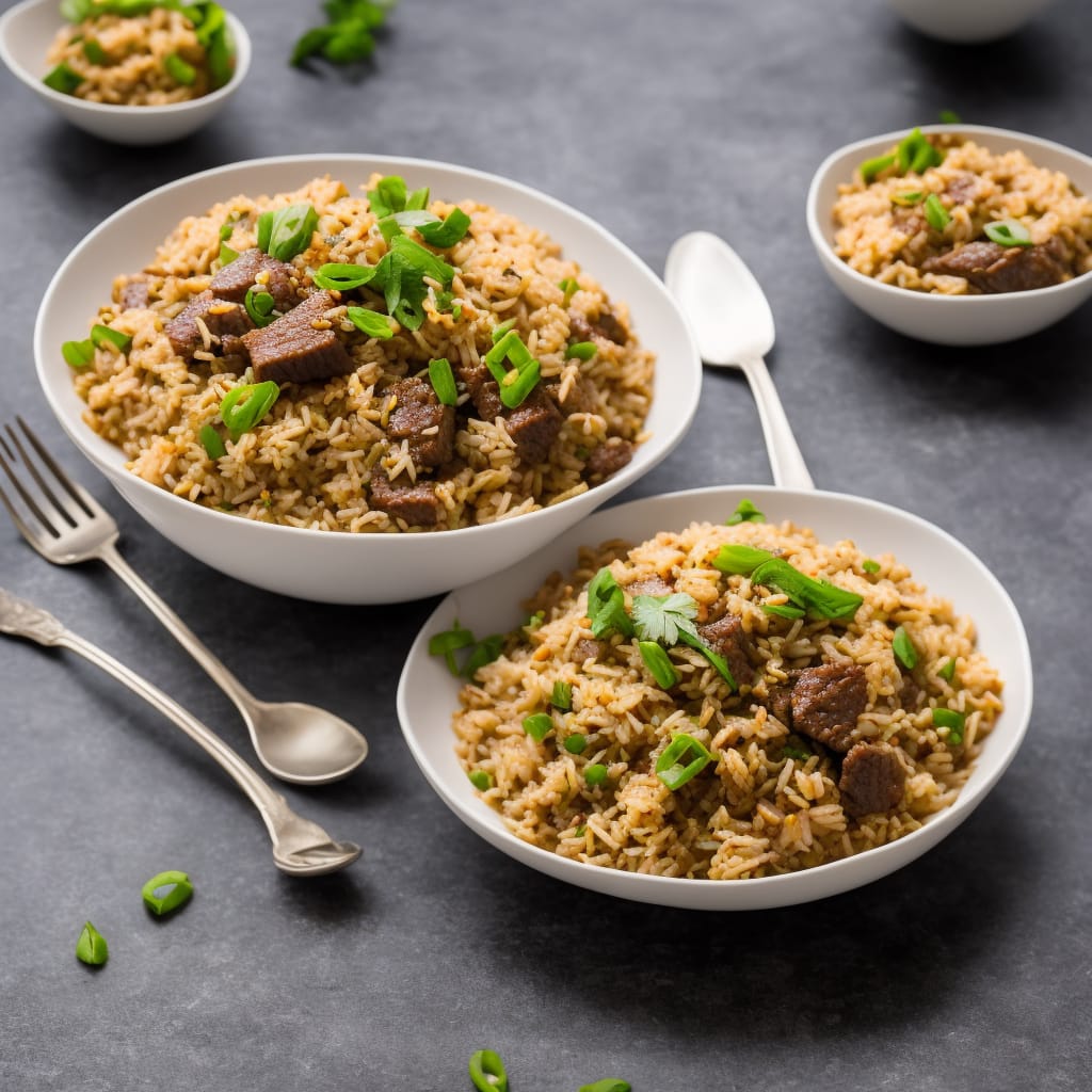 Spiced Rice with Beef