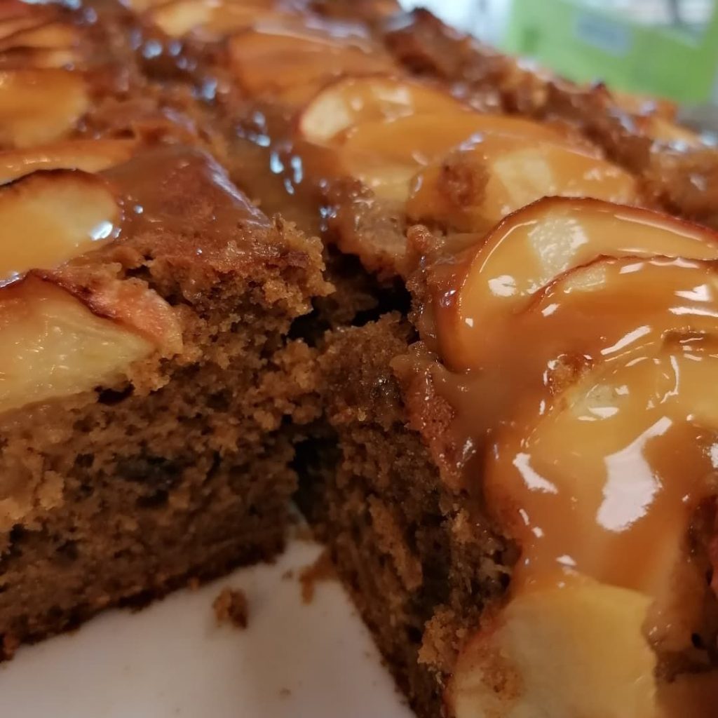 Spiced Toffee Apple Cake