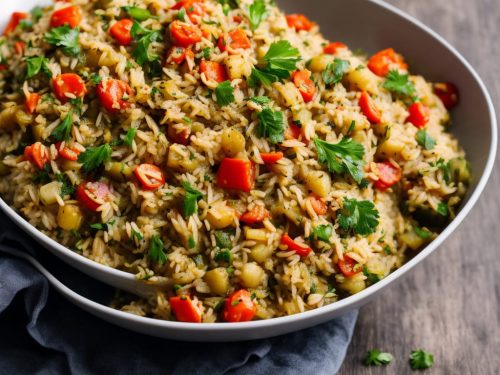 Spiced vegetable pilaf