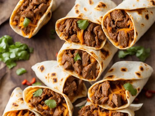 Spicy Beef Burritos