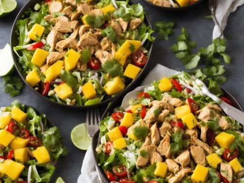 Spicy Chicken, Mango & Jalapeño Salad