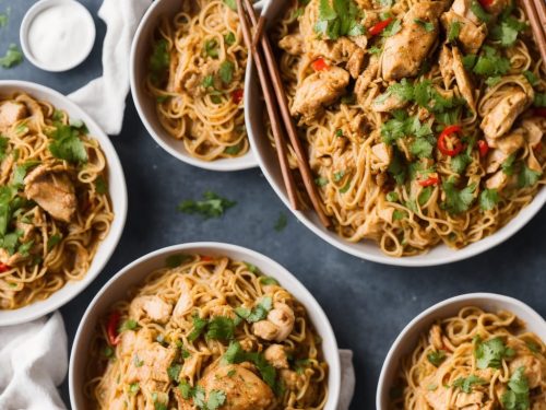 Spicy Chicken Noodles Recipe