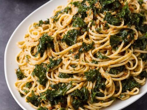 Spicy Clam & Kale Linguine