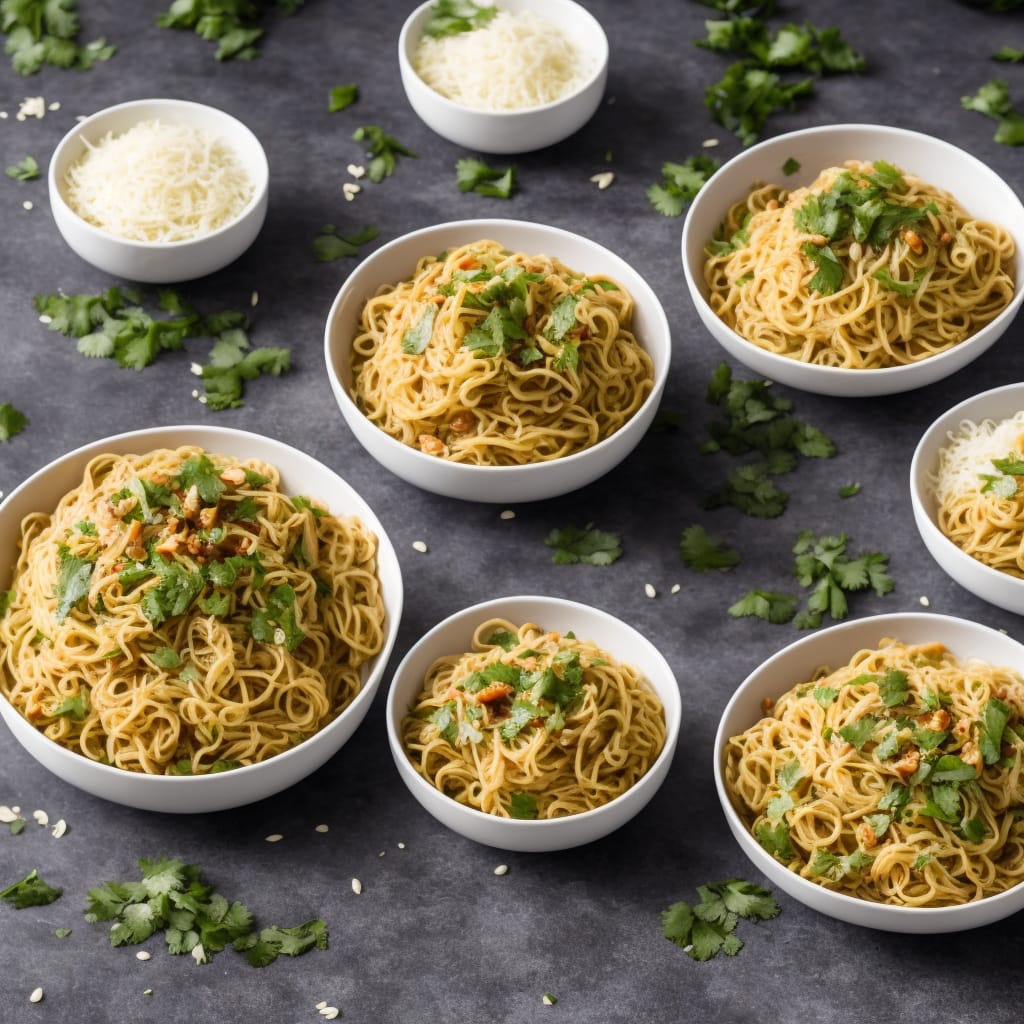 Spicy Garlic Potato Noodles Recipe