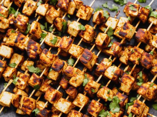 Spicy Paneer Skewers