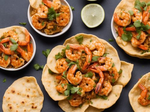 Spicy Prawn Poppadoms