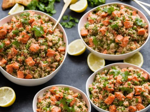 Spicy Salmon Tabbouleh