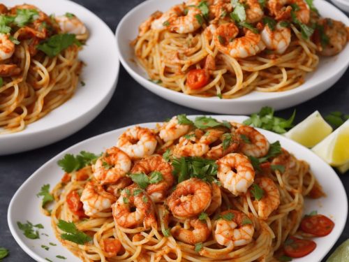 Spicy Seafood Spaghetti