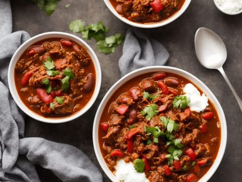 Spicy Slow-Cooked Chili