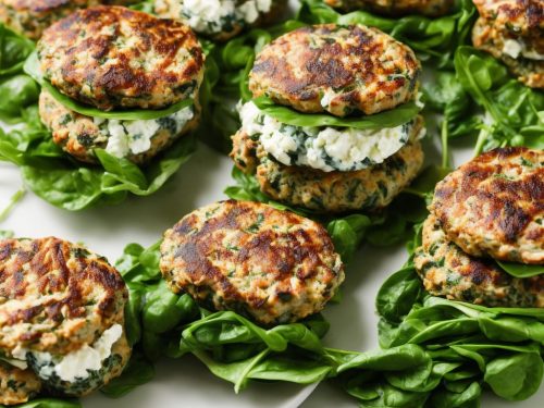 Spinach and Feta Turkey Burgers