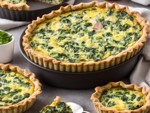 Spinach and Ham Quiche