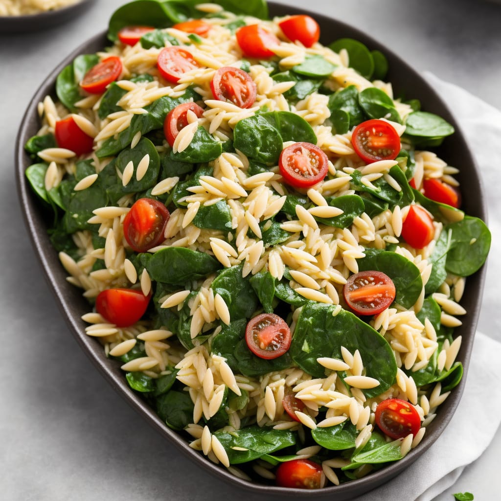 Spinach and Orzo Salad