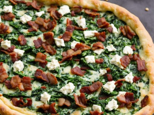 Spinach, Bacon & Roquefort Tart