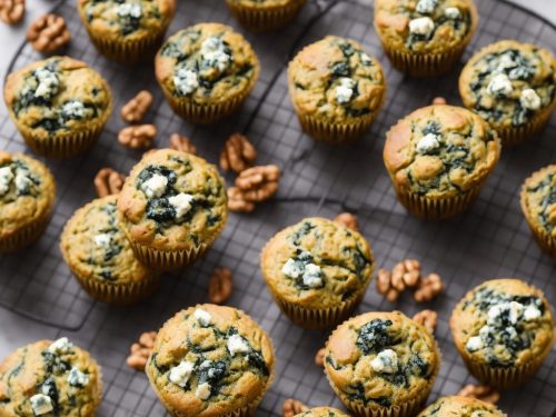 Spinach, Blue Cheese & Walnut Muffins