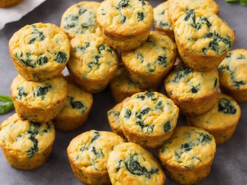 Spinach Cheddar Muffins