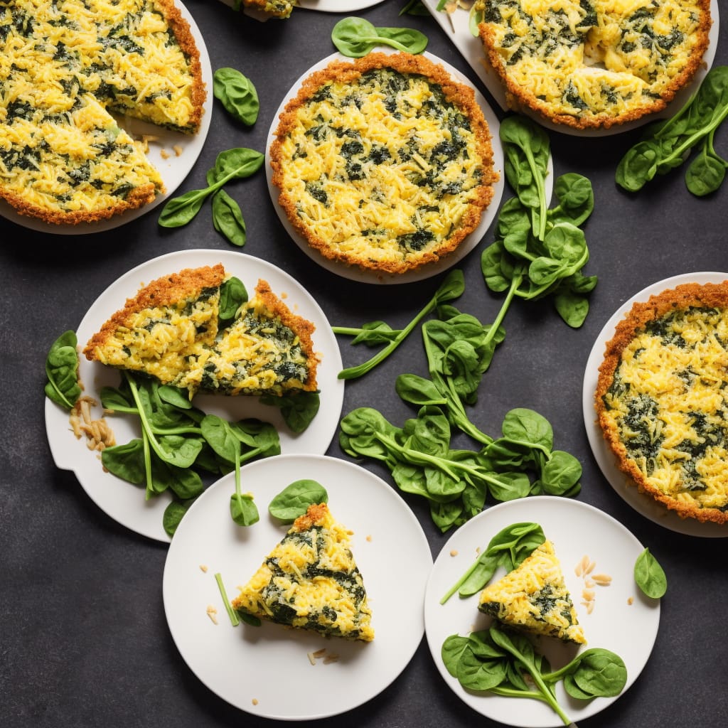 Spinach, Cheese & Onion Rice Torte