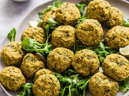 Spinach Falafel & Hummus Bowl