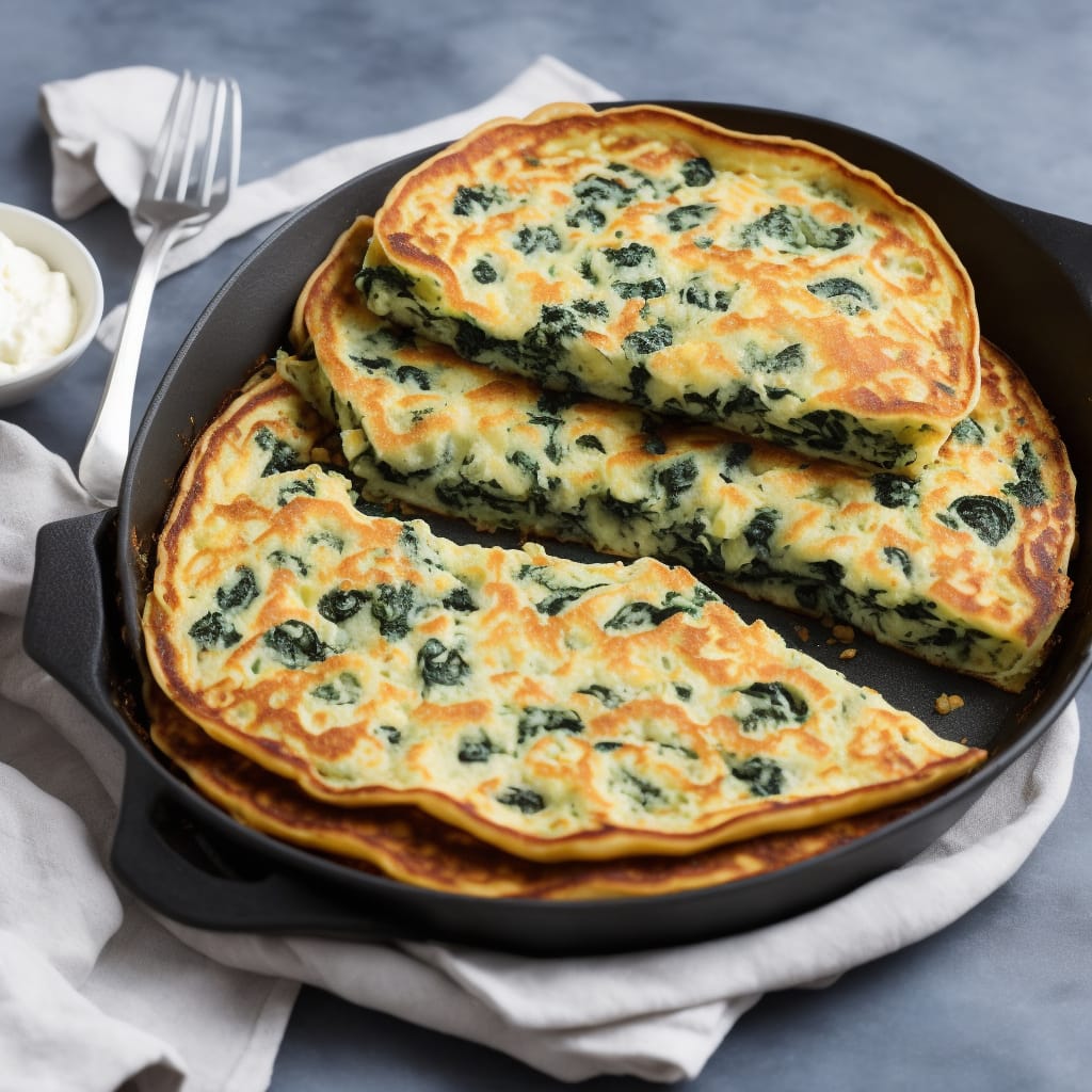 Spinach & Ricotta Pancake Bake