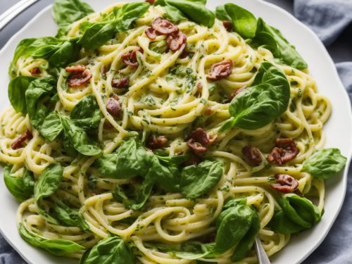 Spring Greens Carbonara