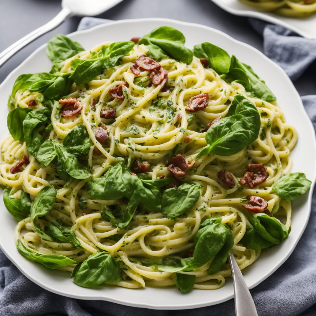 Spring Greens Carbonara