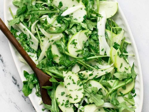 Spring Greens, Fennel & Apples Salad