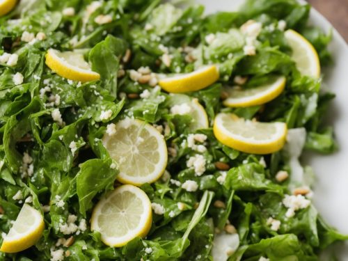 Spring Greens with Lemon Dressing