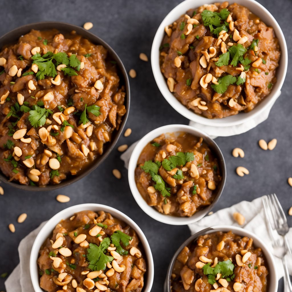 Sprouts with Pork & Peanuts