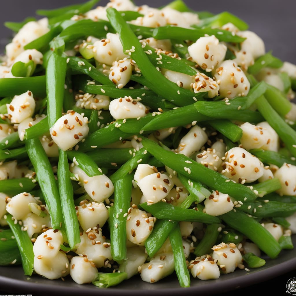 Sprouts with Sesame & Spring Onions