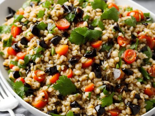 Squash & Barley Salad with Balsamic Vinaigrette